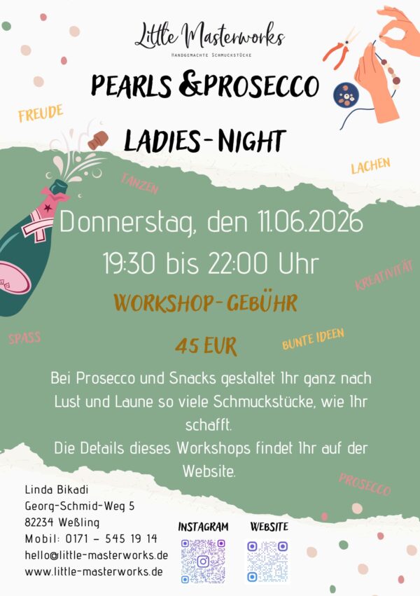Pearls & Prosecco Ladies Night 11.06.2026